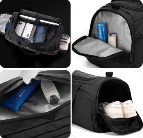 ジムバッグ メンズ大容量ダッフルバッグ撥水加工旅行用