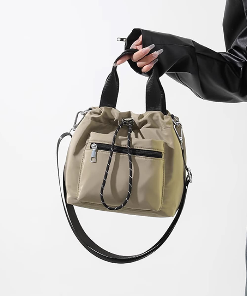 ジムバッグ 巾着型ミニバッグ レディース 小さめショルダー