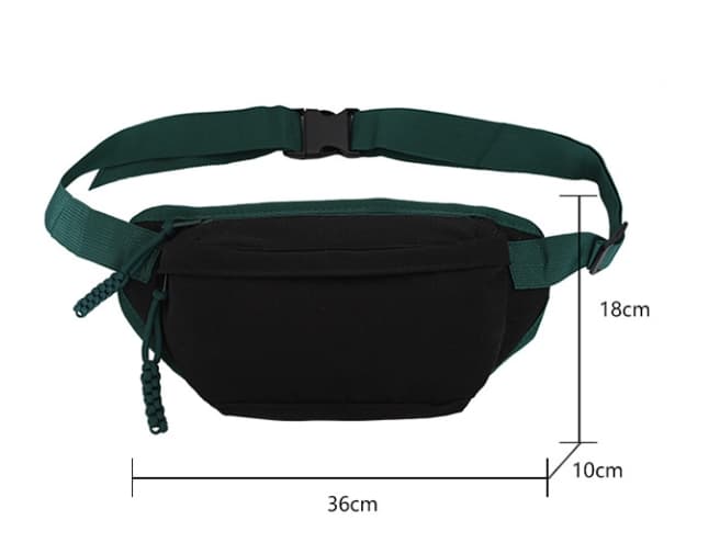 ジムバッグ ナイロンバッグ ユニセックスウエストバッグ 斜め掛けショルダー