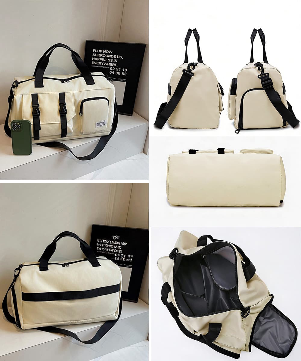 ジムバッグ 大容量ナイロンバッグ ボストン鞄