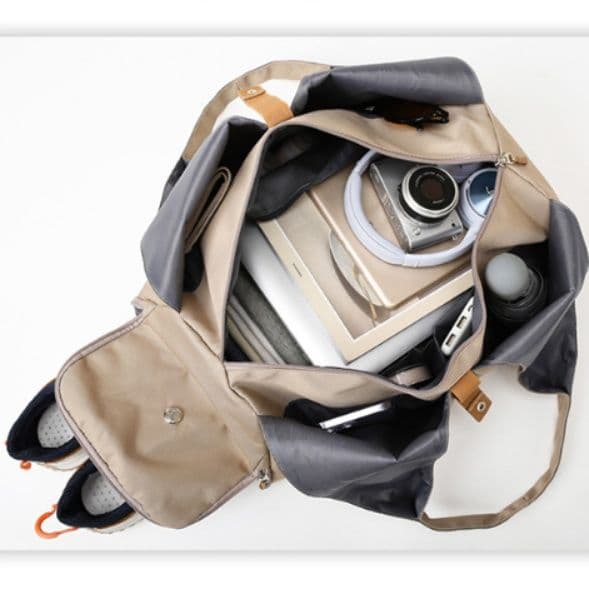 ジムバッグ ヨガマット収納付き多機能ジムトートバッグ