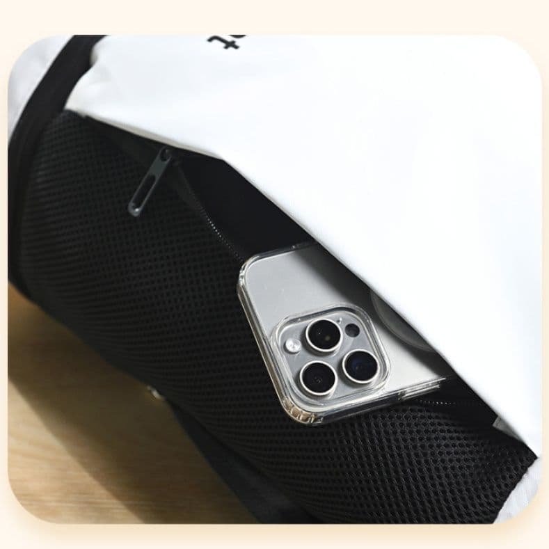 ジムバッグ 軽量ナップサック型防水ジムバッグ二層式