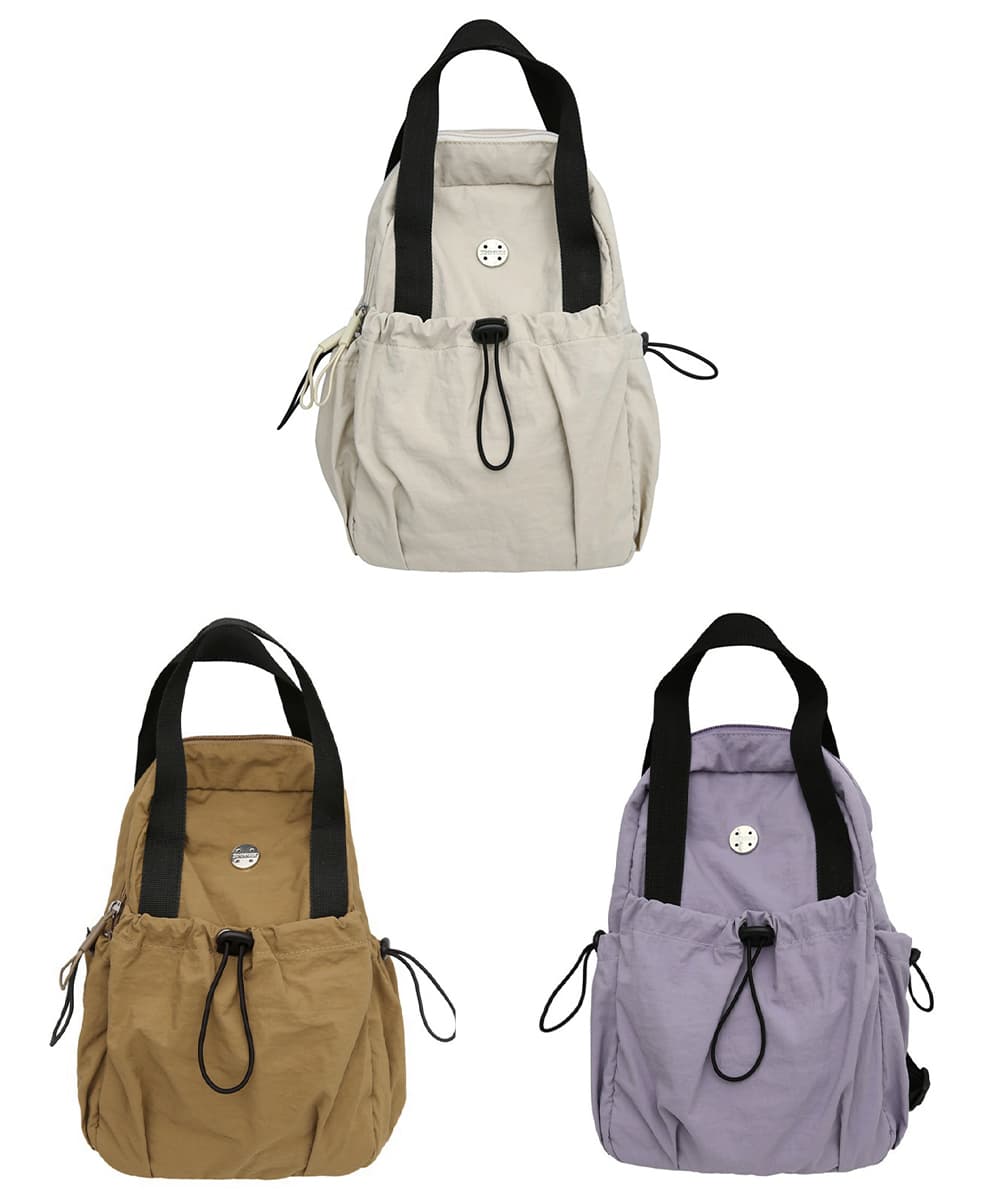 軽量ナイロン二通りミニリュック撥水仕様ジムバッグ