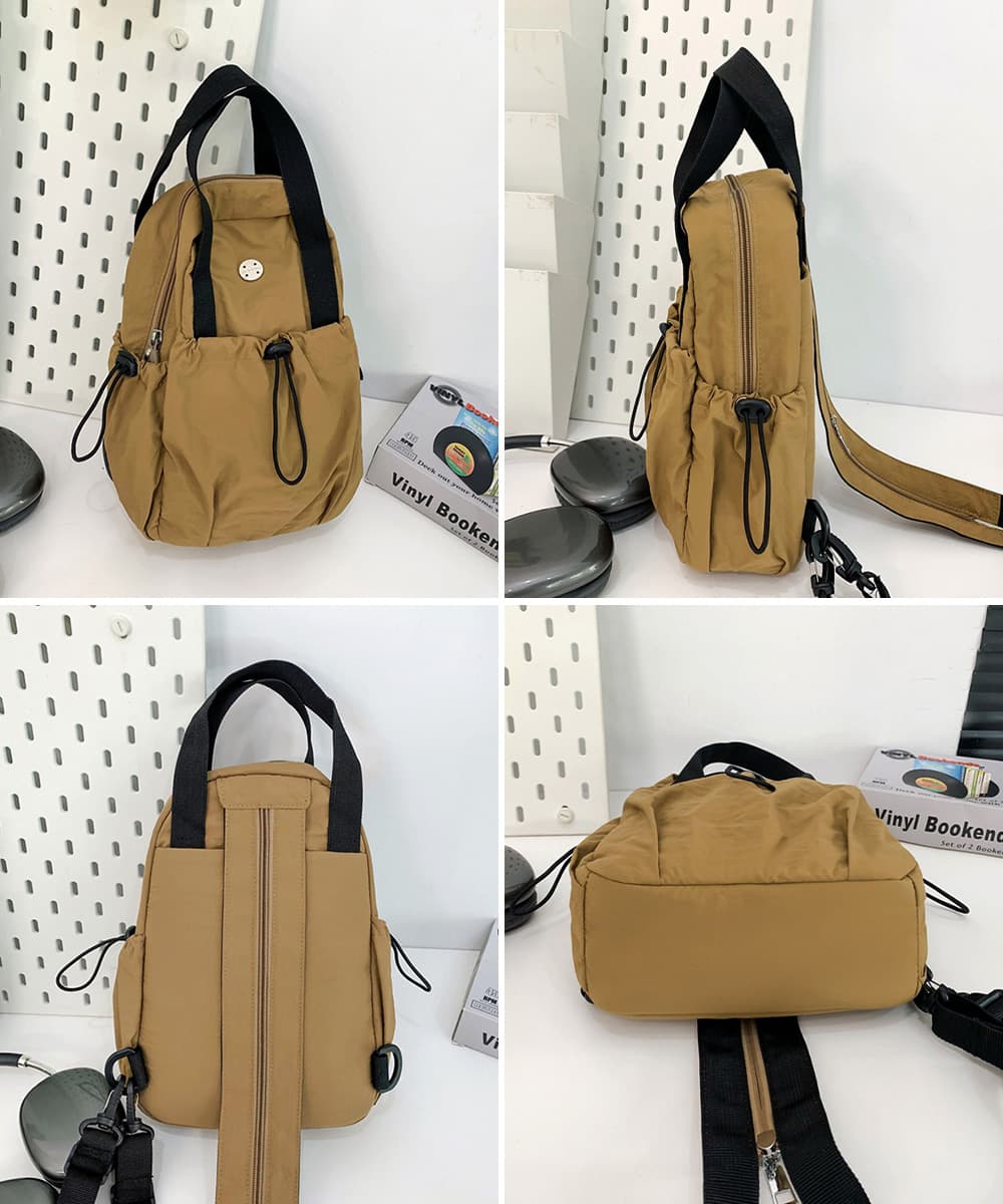 軽量ナイロン二通りミニリュック撥水仕様ジムバッグ
