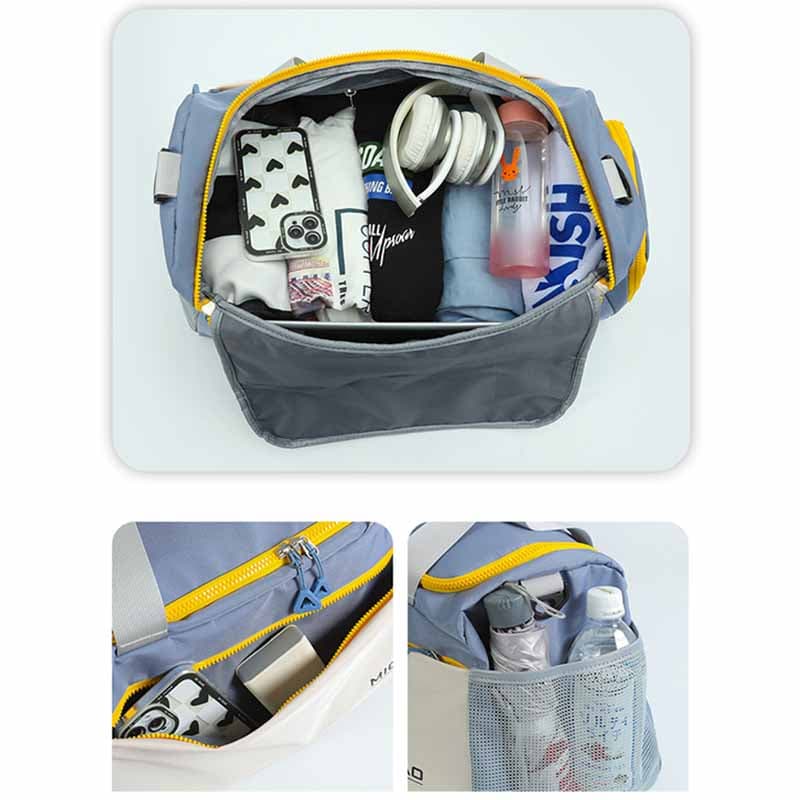 ジムバッグ 多機能トートバッグ 大容量 斜め掛け可能 旅行 ジム用