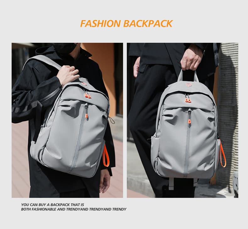 ジムバッグ メンズ撥水大容量バックパック黒グレー