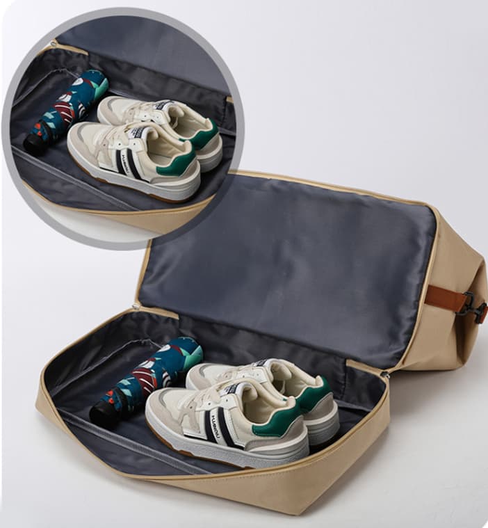 ジムバッグ ナイロンバッグ 大容量 ボストンバッグ 斜め掛け 靴ポケット付き 旅行鞄