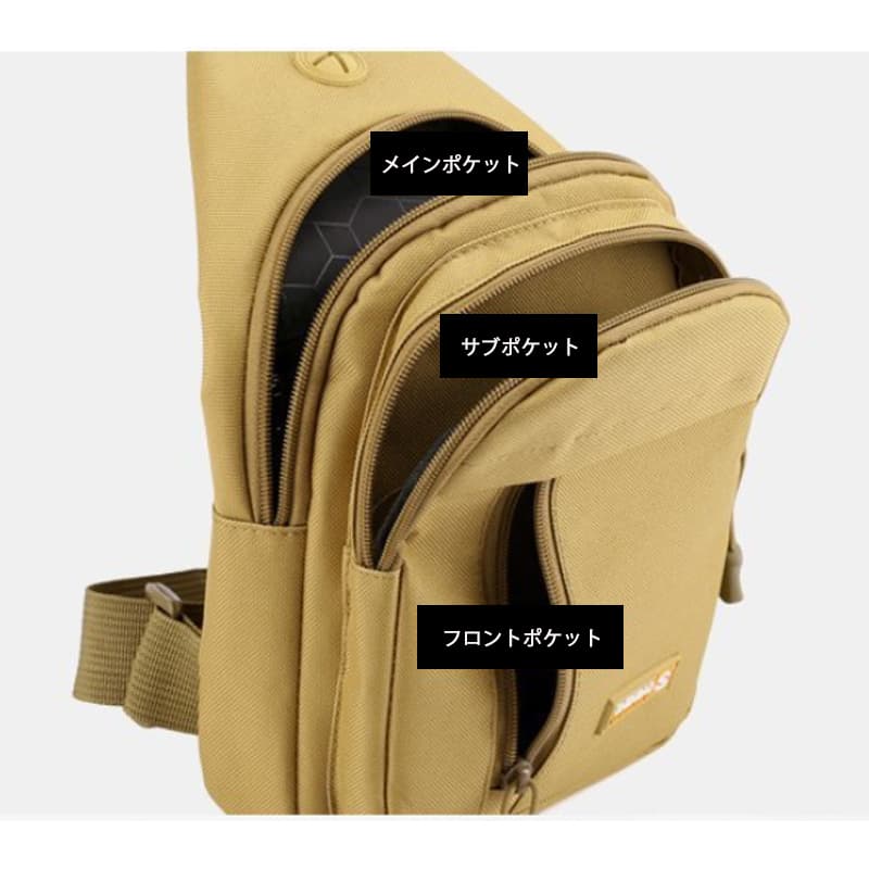 ジムバッグ 軽量ミニバッグ 肩掛け 斜め掛け 音楽穴付き