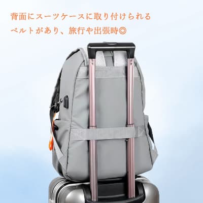 ジムバッグ メンズ撥水大容量バックパック黒グレー