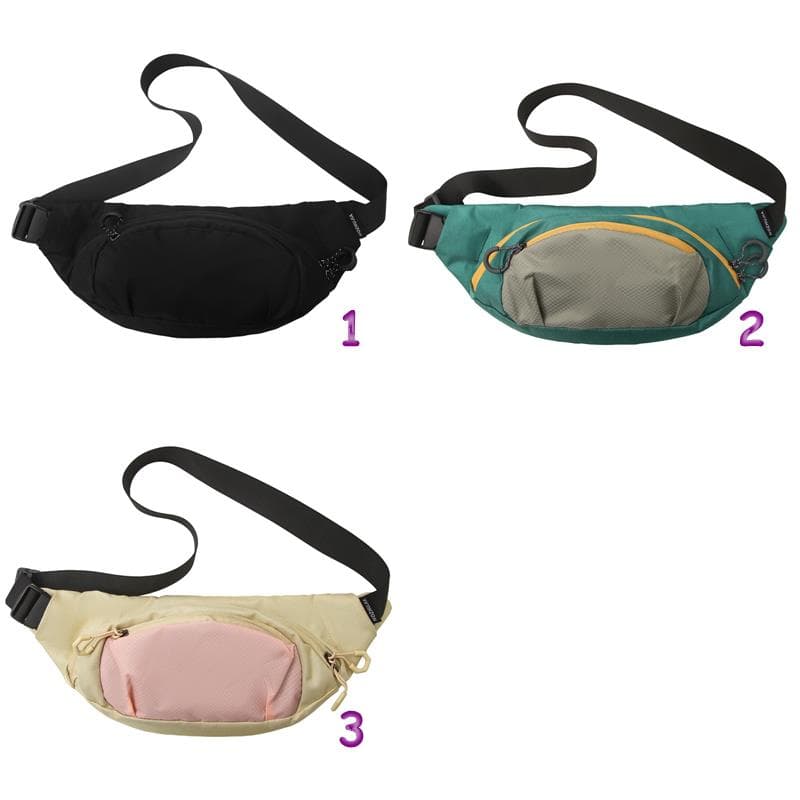 ジムバッグ ユニセックス ナイロン ミニバッグ 斜め掛け ウエストポーチ