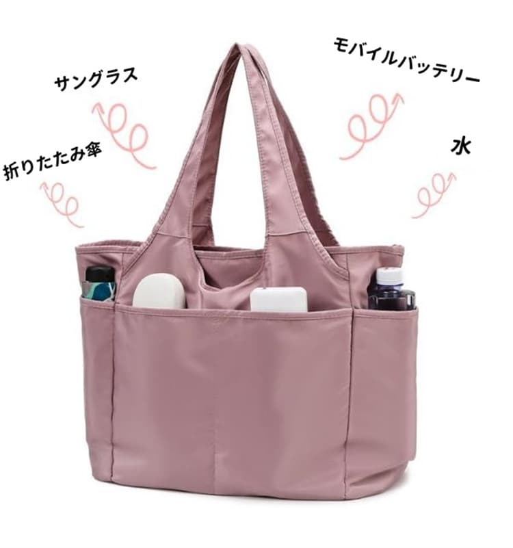 ジムバッグ 多機能大容量トートバッグ ファスナー付きバッグ