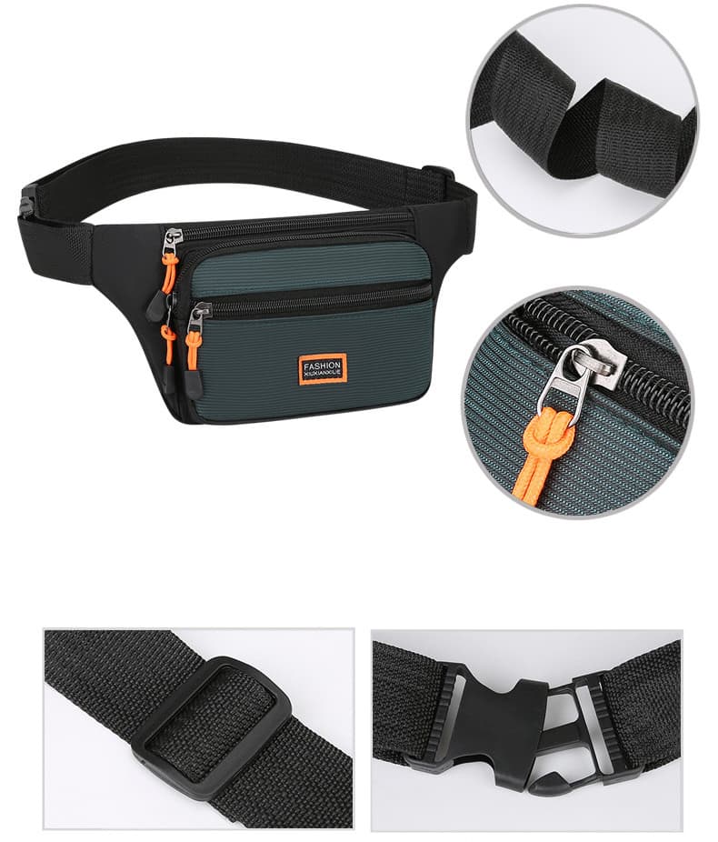 ジムバッグ 男女兼用ミニバッグ ウエストポーチ 軽量大容量 斜め掛け対応