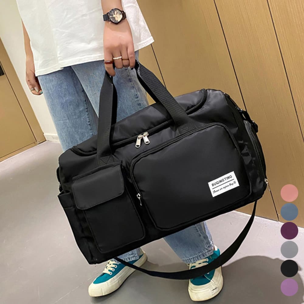大容量ジムバッグ多機能ポケット付きボストンバッグ