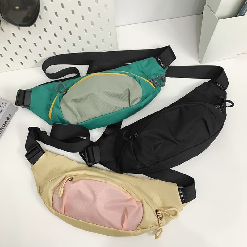 ジムバッグ ユニセックス ナイロン ミニバッグ 斜め掛け ウエストポーチ