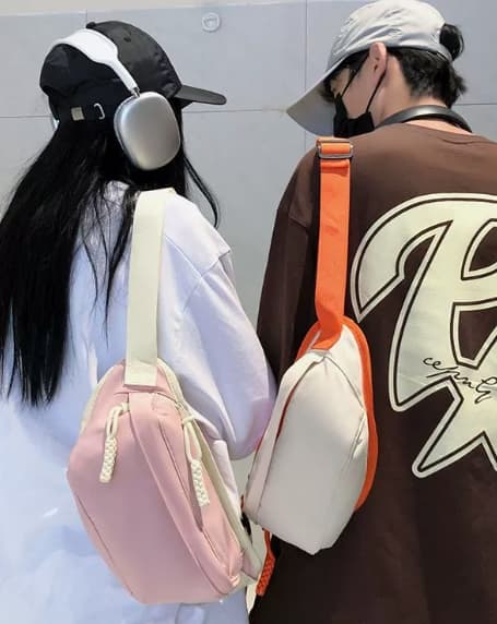 ジムバッグ ナイロンバッグ ユニセックスウエストバッグ 斜め掛けショルダー