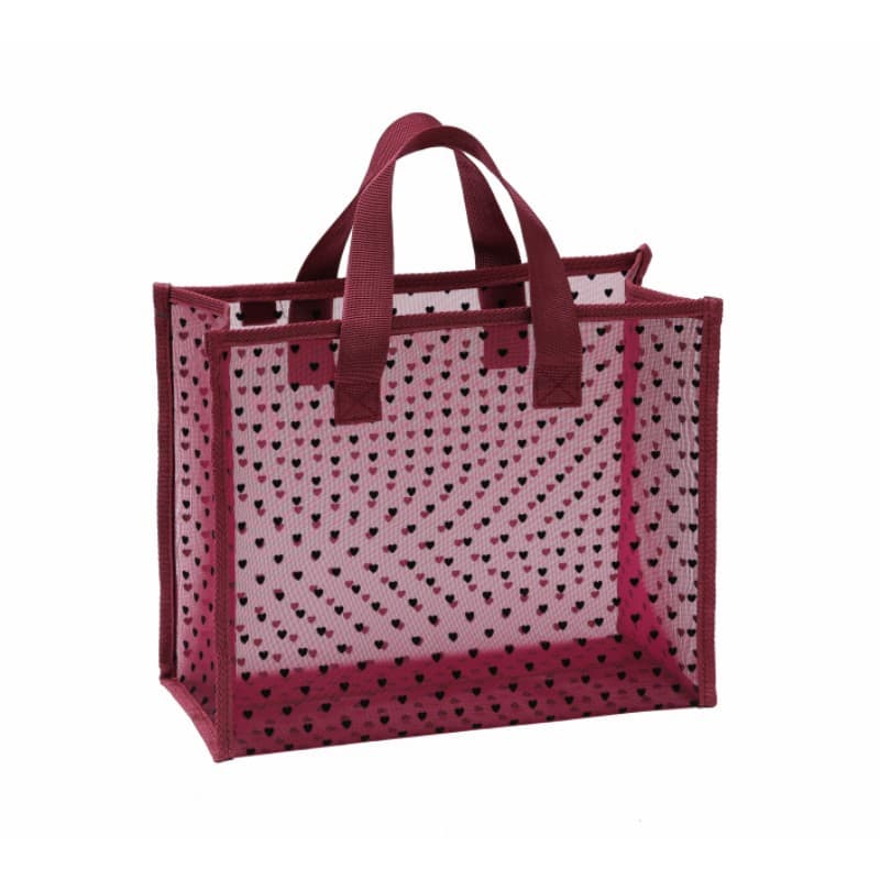 ジムバッグ 女性用メッシュ素材ミニバッグ多色展開トート