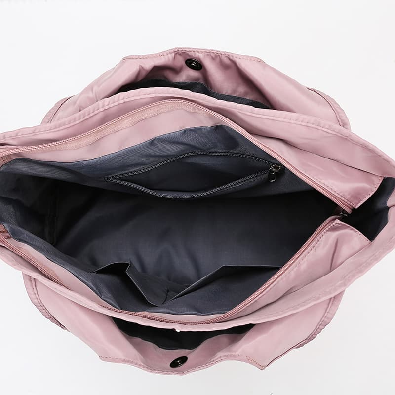 ジムバッグ 大容量ナイロンバッグ 軽量トートバッグ 女性用 全6色