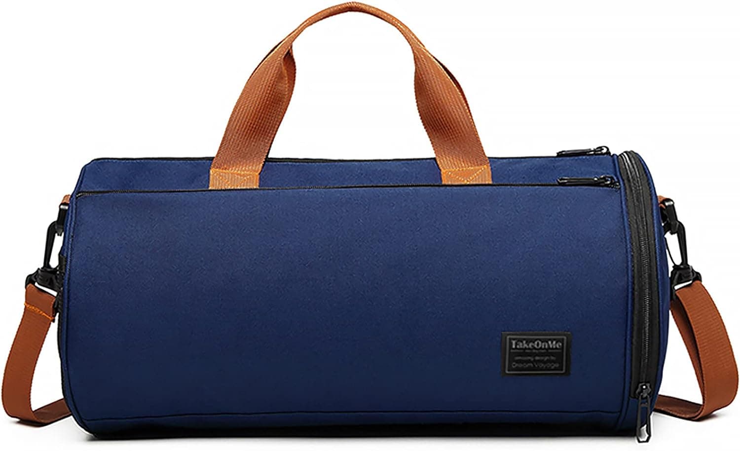 軽量防水ダッフルバッグ 乾湿分離ポケット付きジムバッグ