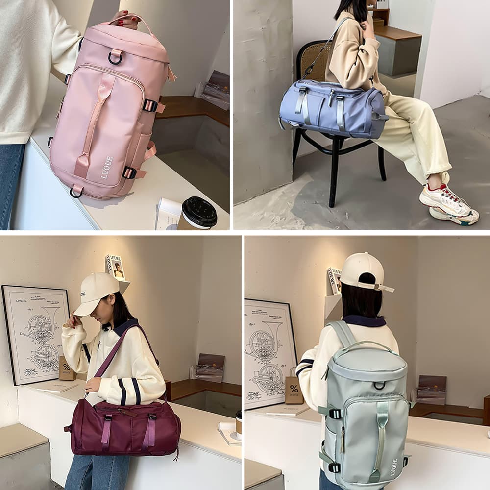 ジムバッグ 大容量多機能バックパック 旅行スポーツ用