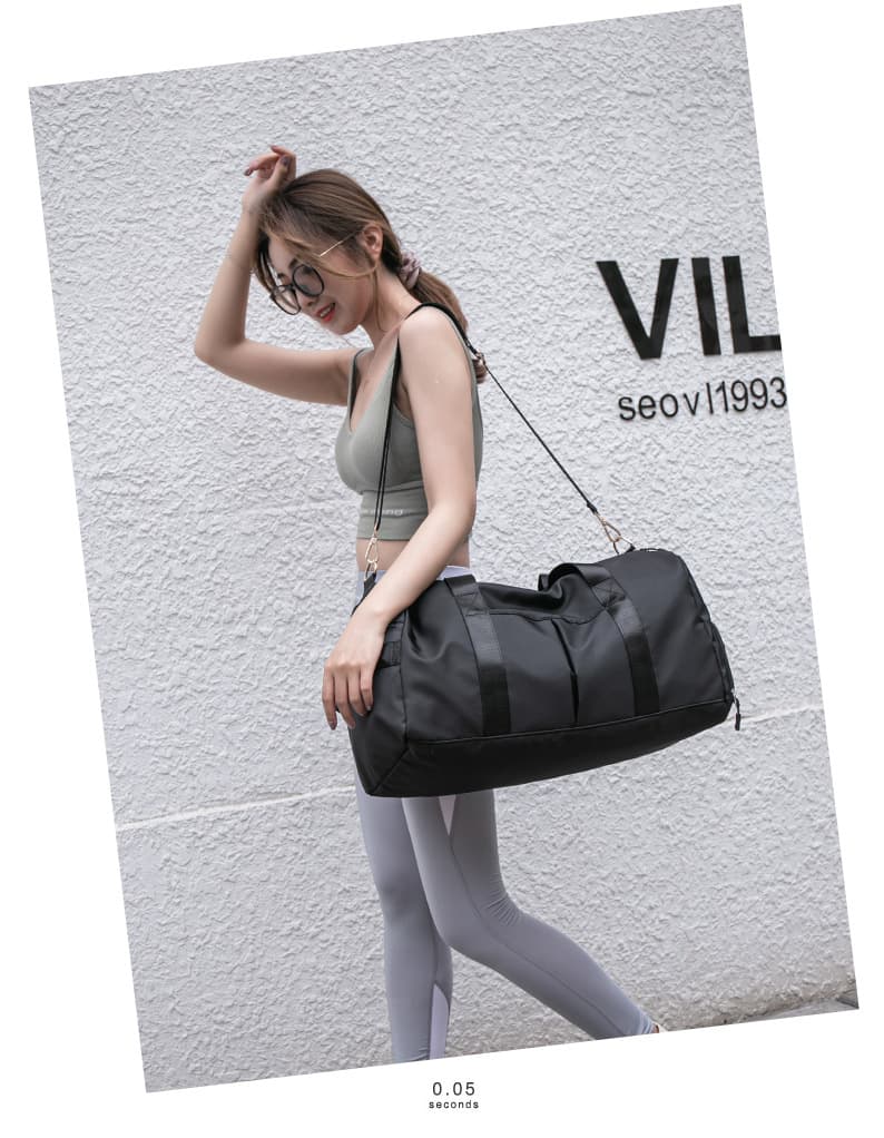 レディース ジムバッグ 大容量 靴ポケット付き ボストンバッグ 旅行鞄