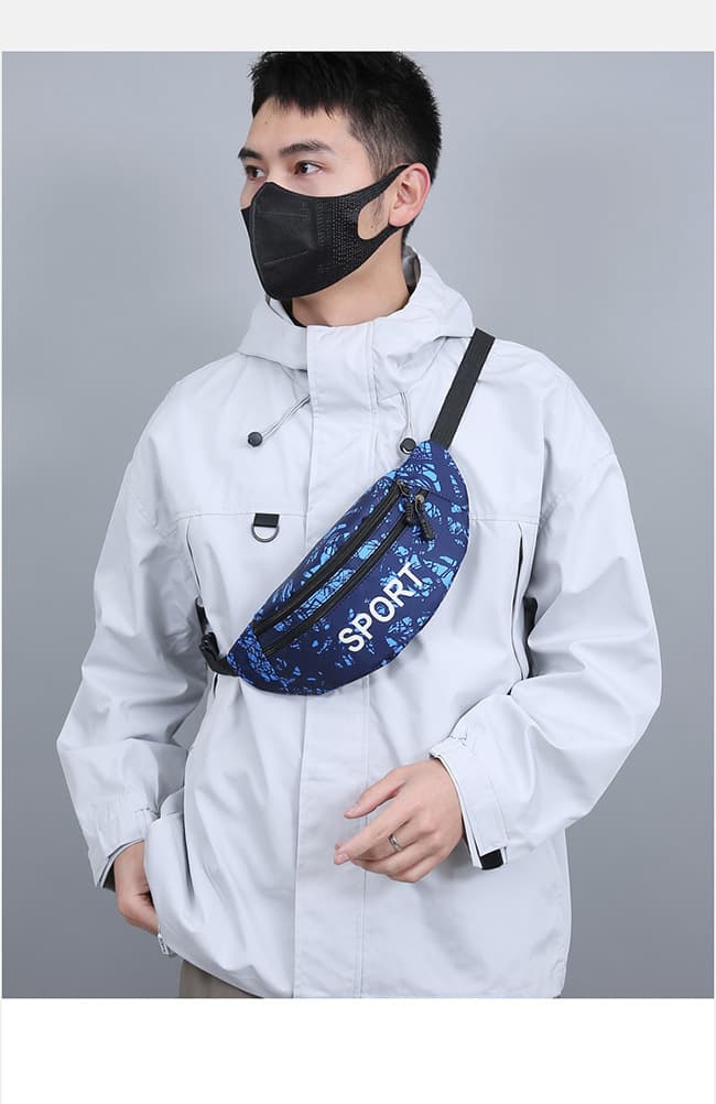 ジムバッグ 男女兼用 運動用ミニバッグ 斜め掛け軽量ウエストポーチ