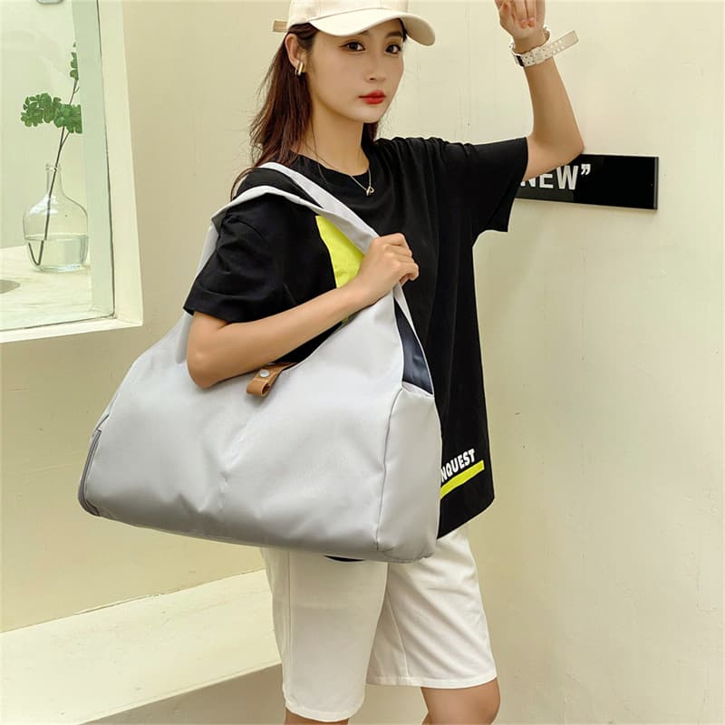 ジムバッグ ヨガマット収納付き多機能ジムトートバッグ