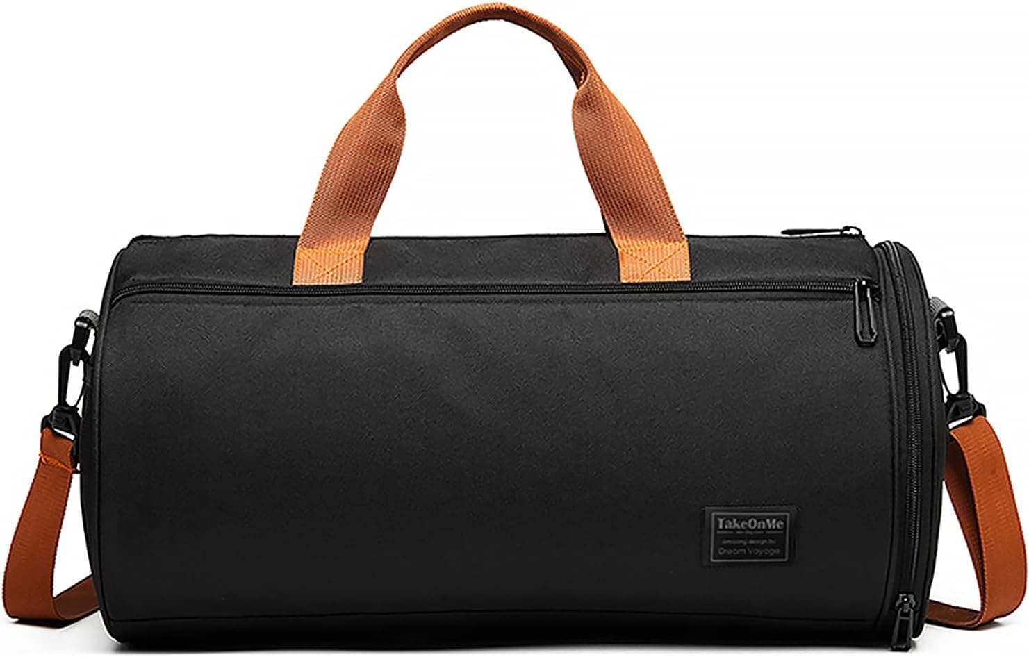 軽量防水ダッフルバッグ 乾湿分離ポケット付きジムバッグ