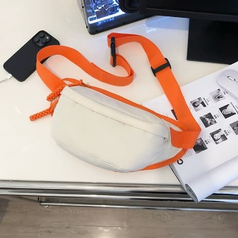 ジムバッグ ナイロンバッグ ユニセックスウエストバッグ 斜め掛けショルダー