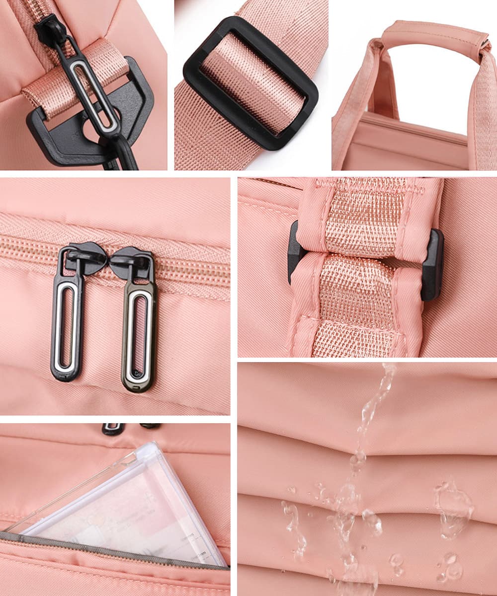 ジムバッグ 大容量プリーツナイロンバッグ 軽量旅行ジム用