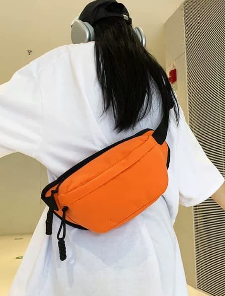 ジムバッグ ナイロンバッグ ユニセックスウエストバッグ 斜め掛けショルダー