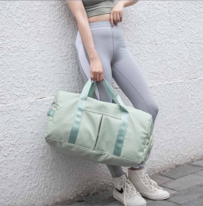 レディース ジムバッグ 大容量 靴ポケット付き ボストンバッグ 旅行鞄