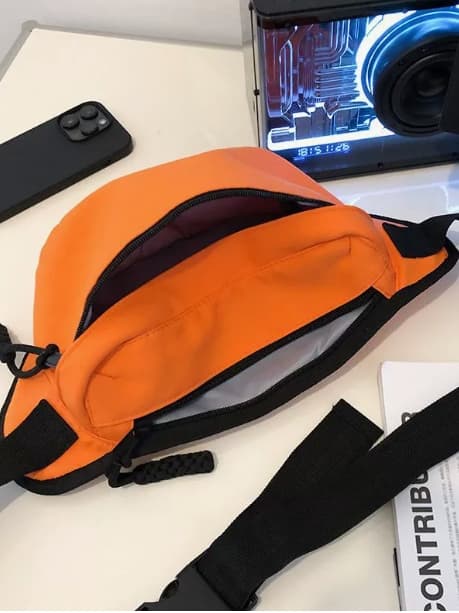 ジムバッグ ナイロンバッグ ユニセックスウエストバッグ 斜め掛けショルダー