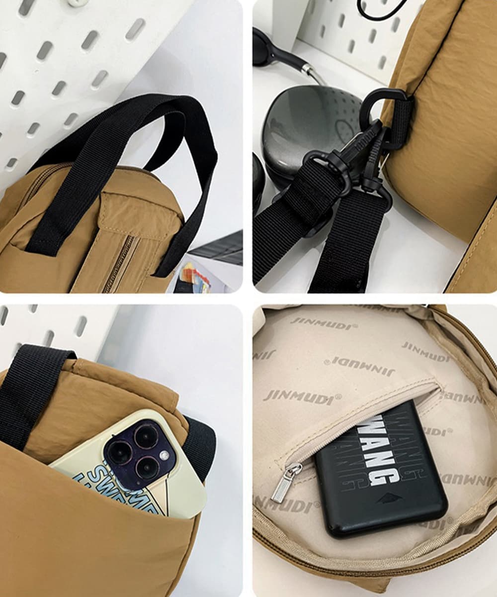 軽量ナイロン二通りミニリュック撥水仕様ジムバッグ