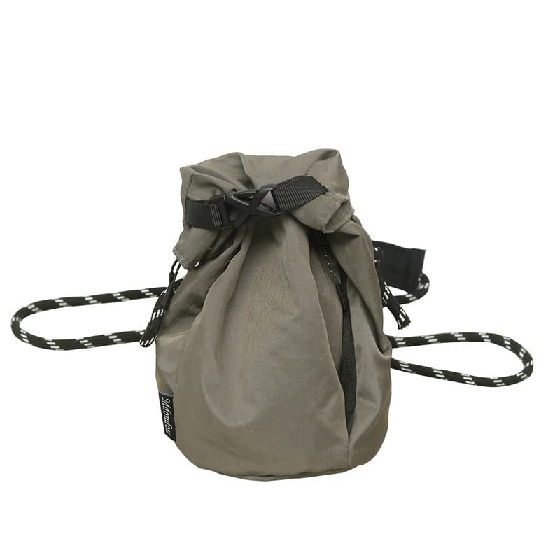 ジムバッグ ナイロン巾着ミニバッグ ショルダー 5色展開 男女兼用