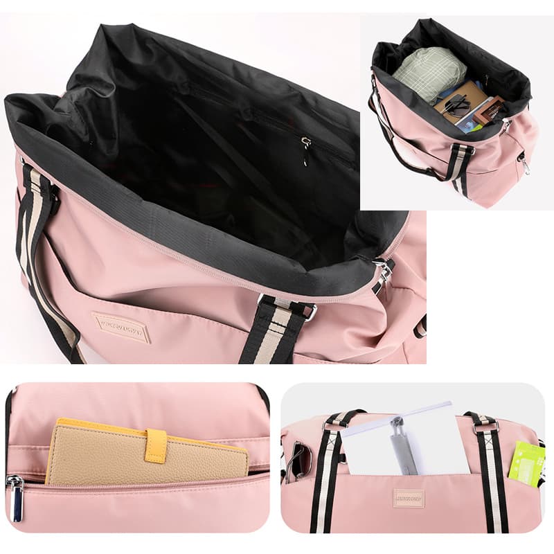 ジムバッグ レディース ナイロンバッグ 大容量 多機能 撥水旅行鞄