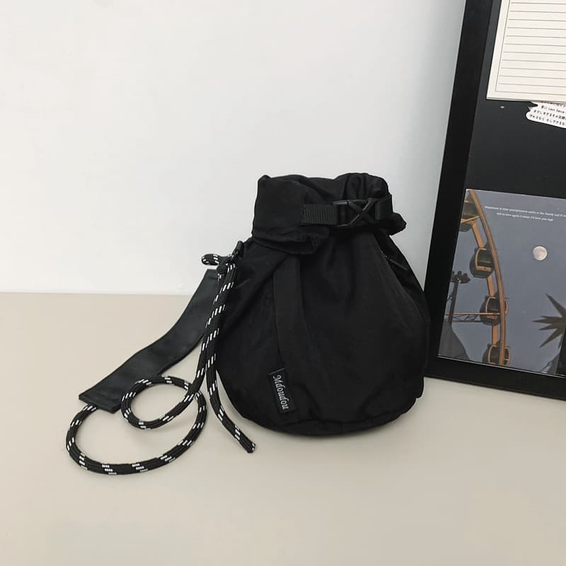 ジムバッグ ナイロン巾着ミニバッグ ショルダー 5色展開 男女兼用