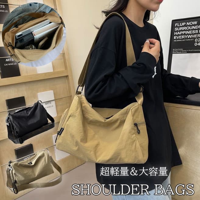 男女兼用軽量防水ジムバッグ大容量ショルダー