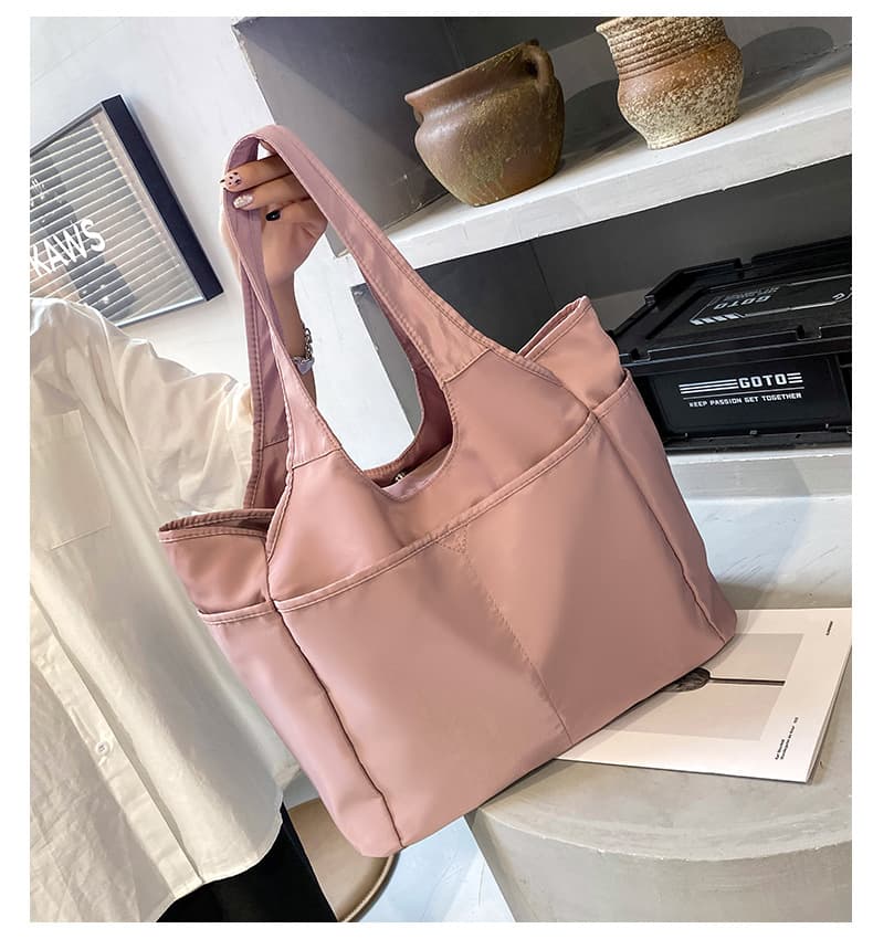 ジムバッグ 大容量ナイロンバッグ 軽量トートバッグ 女性用 全6色