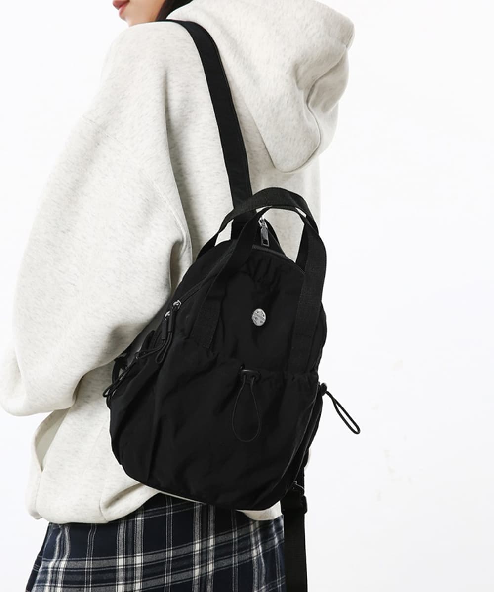 軽量ナイロン二通りミニリュック撥水仕様ジムバッグ